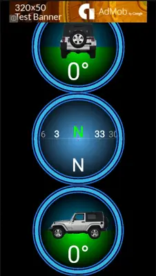 Clinometer with Compass android App screenshot 0